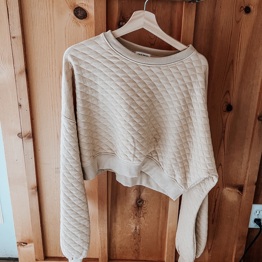 MISSGUIDED quilted sweater